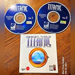 Titanic PC CD-ROM Game Windows Mac Hybrid Discs 1996 Cyberflix